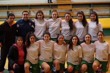 Plantel Binacional Forestal Celco 2014, Francisca, Ambar, Priscilla, Javiera Díaz, Valentina Carrillo, Angela, Constanza, Nayarett, Belén Abuhadba, Pía y Barbara 