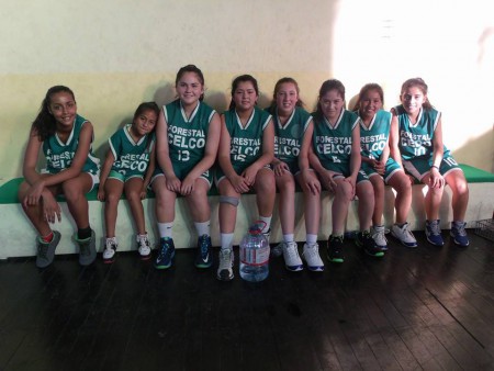 Quezia, Aylin, Marcela, Fernanda, Rosario, Makarena, Danitza y catalina Wilson en Campeonato nacional de Clubes en Santiago